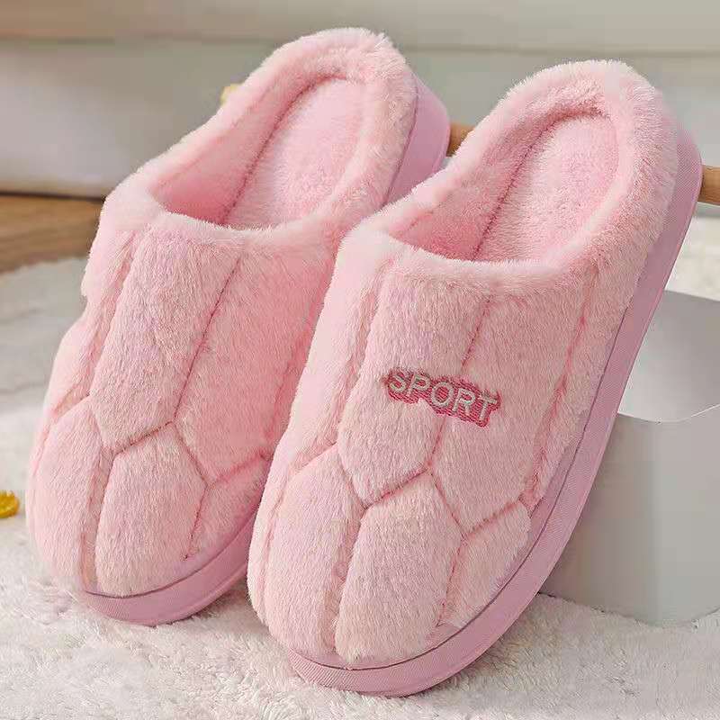 Wholesale Plush Thick Bottom Autumn and Winter Slippers