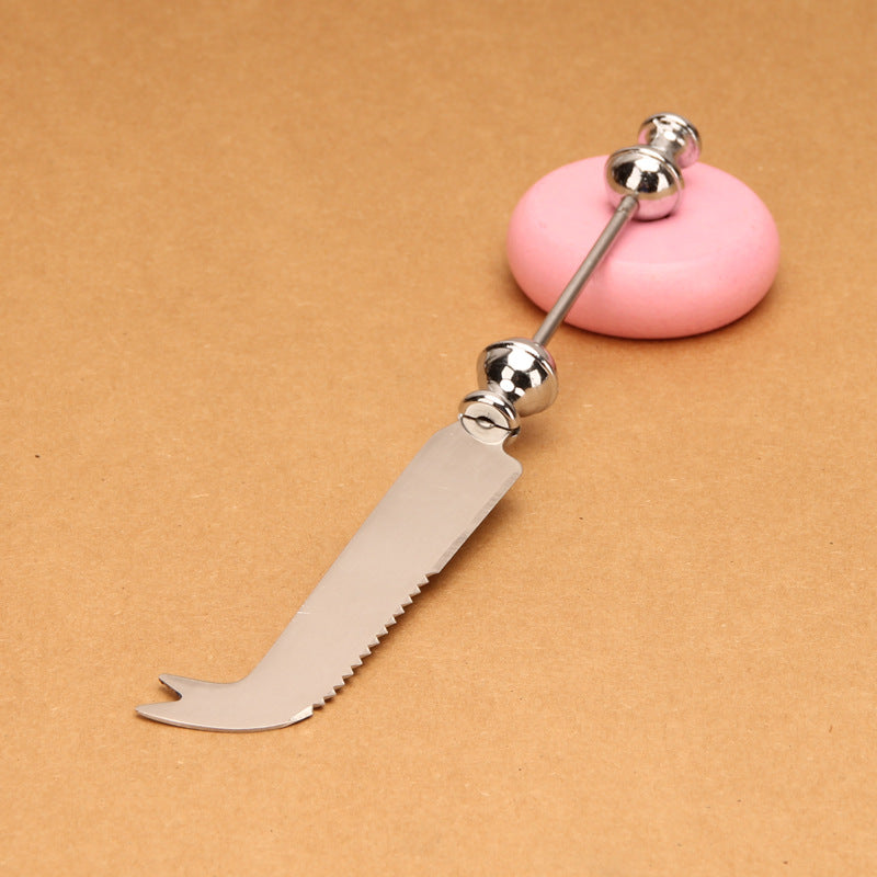 Wholesale Beadable Utensils DIY Stainless Steel Pizza Shovel Bread  Butter Cream Table Cutlery