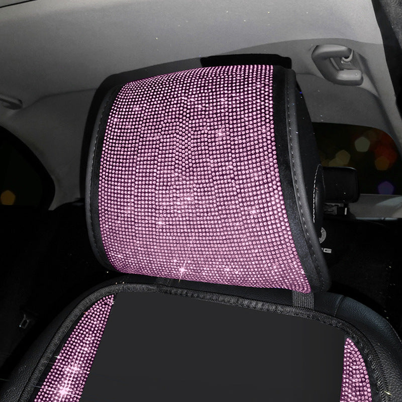 Wholesale Ice Silk Diamond Cushion Headrest