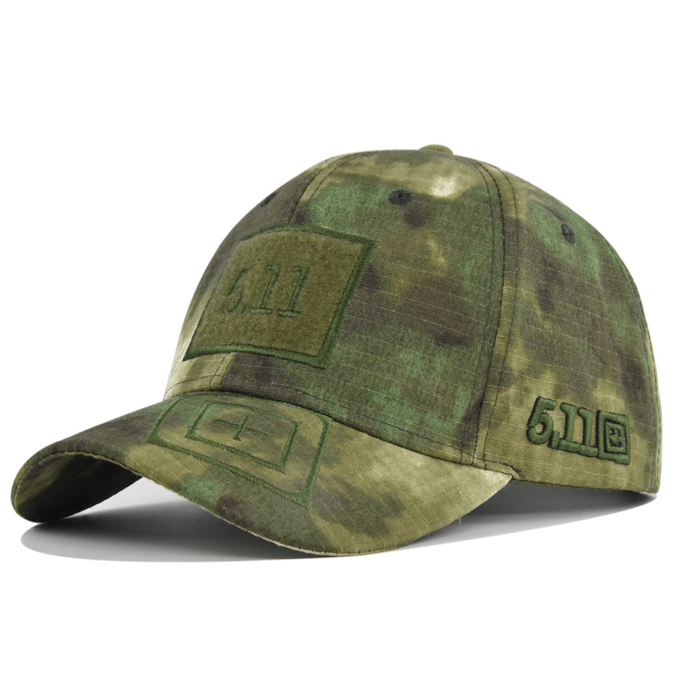Wholesale 3D Embroidered Curved Brim Camouflage Baseball Cap