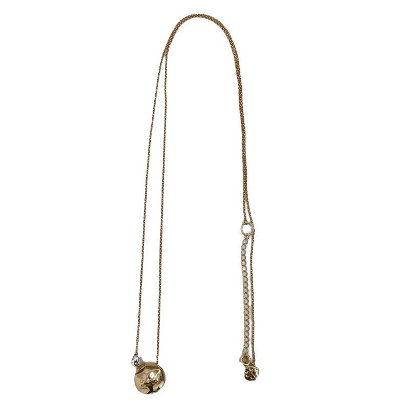 Wholesale Irregular engraved letter silver necklace