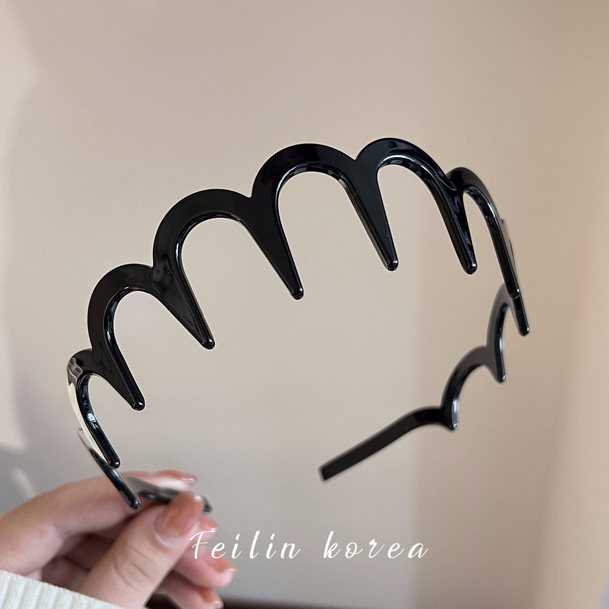 Wholesale Frosted toothed face wash non-slip hair band