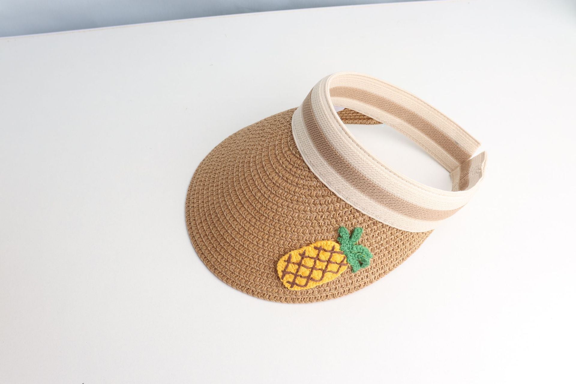 Dibujos de dibujos animados al por mayor Sechra de paja trenzada con el sombrero vacío de los niños