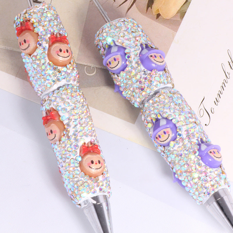 Wholesale beadable pens with full diamond beads DIY