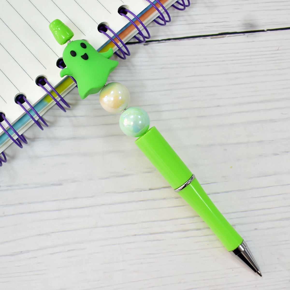 Wholesale 10pcs Cute Ghost  beaded pens