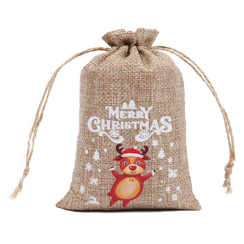 Wholesale Christmas gift bag suit drawstring  bag party