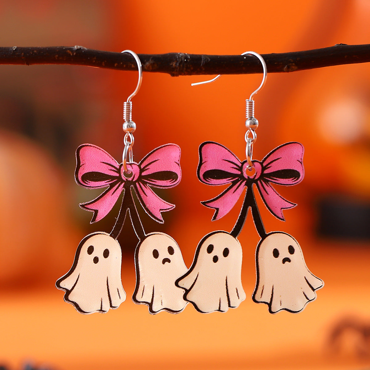 Wholesale  Acrylic Gothic Style Funny Pendant Earrings