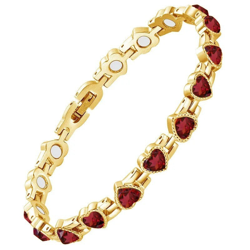 Wholesale full magnet bracelet adjustable diamond magnet bracelet