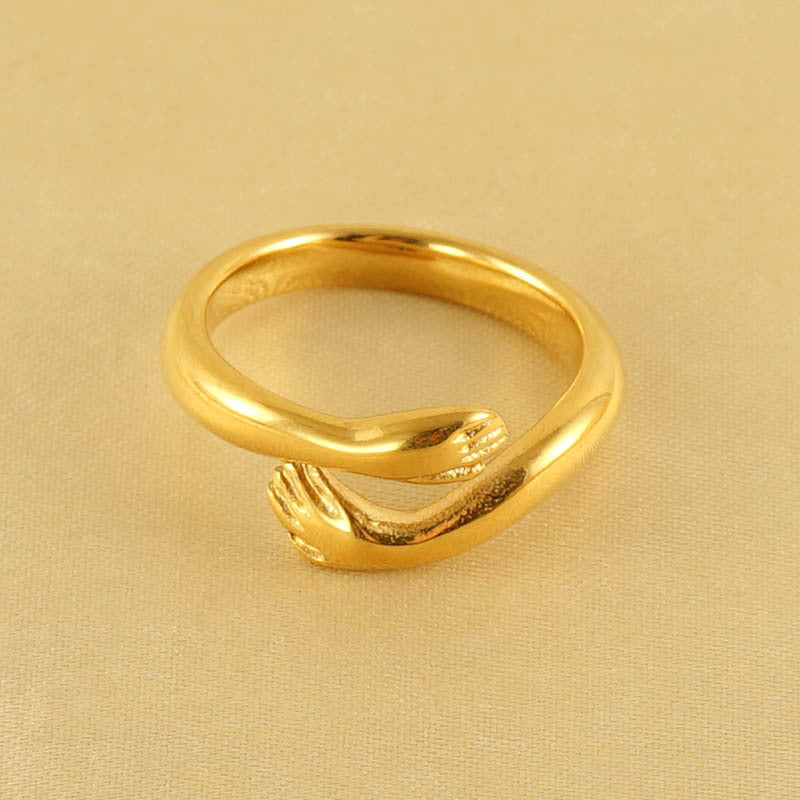 Wholesale 18k Gold Stainless Steel Titanium Steel Ring