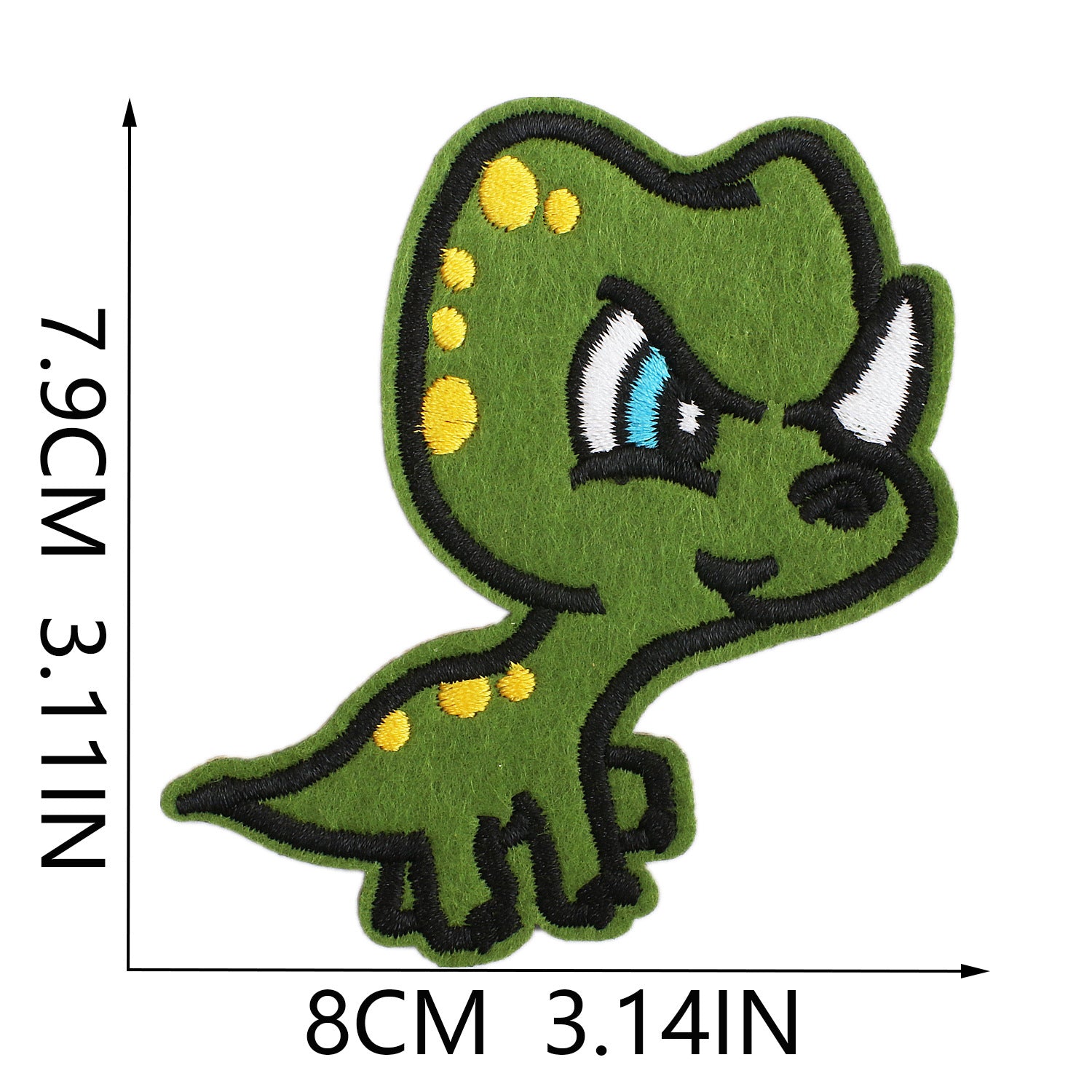 Wholesale Cute Cartoon Dinosaur Embroidery Patch Dino Sew On Applique For Clothing DIY Craft Boutique Resale Gift