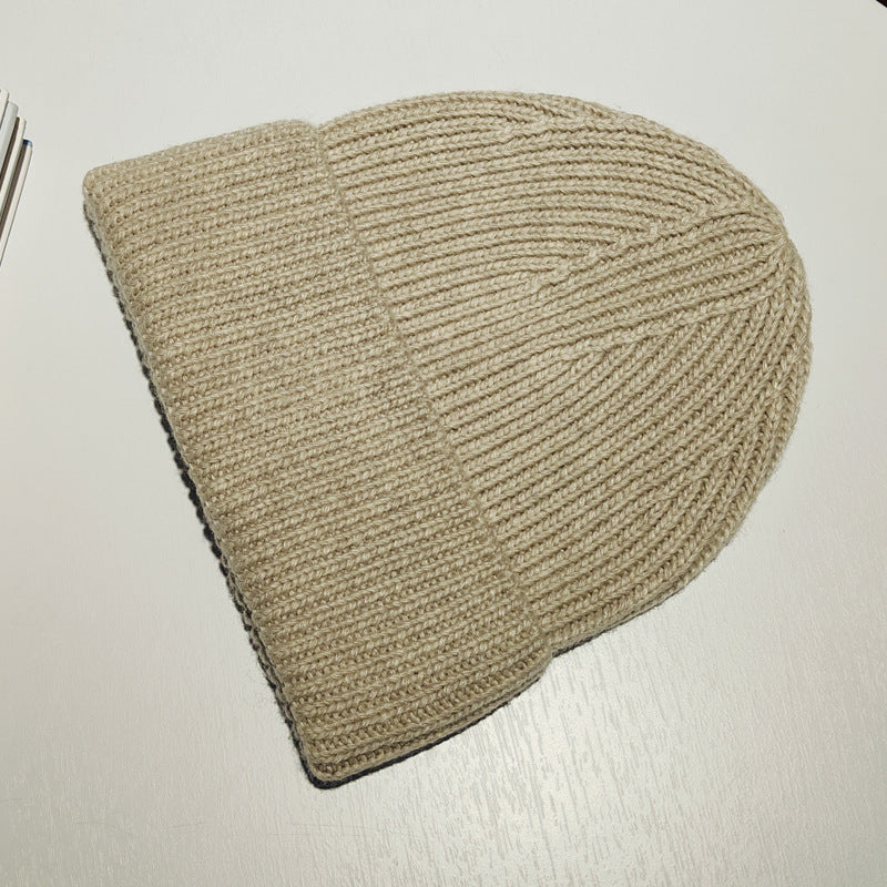 Wholesale Knitted Loose Thick Wool Hat