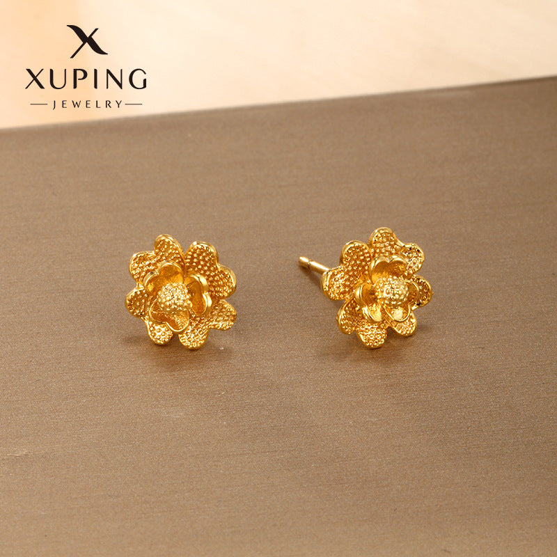 Wholesale Fairy Style Plants Flowers Vintage Simple Style Design Earstuds