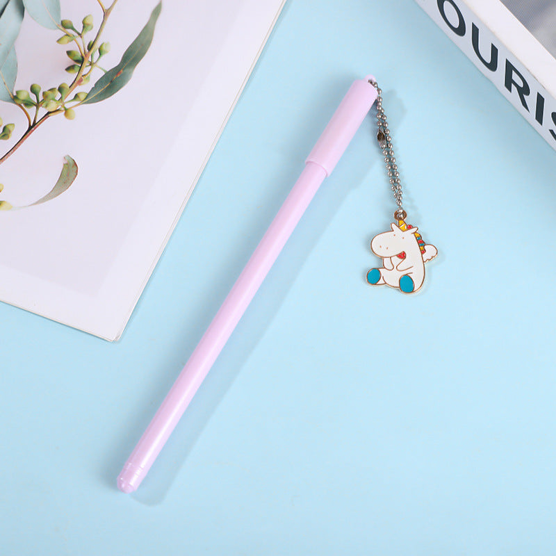 Wholesale Creative Pony Pendant Pendant Plastic Gel Pen