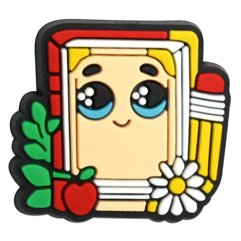 Wholesale Random 100pcs/pack  Back-to-School Series Student Stationery  Focal Beads