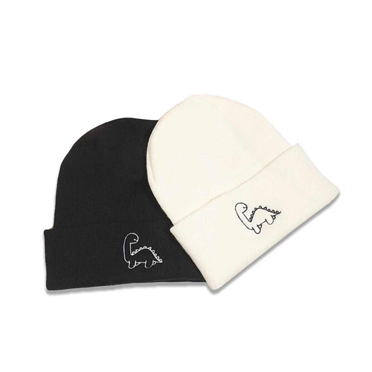 Wholesale Fashionable and Versatile Cute Single Dinosaur Knitted Beanie