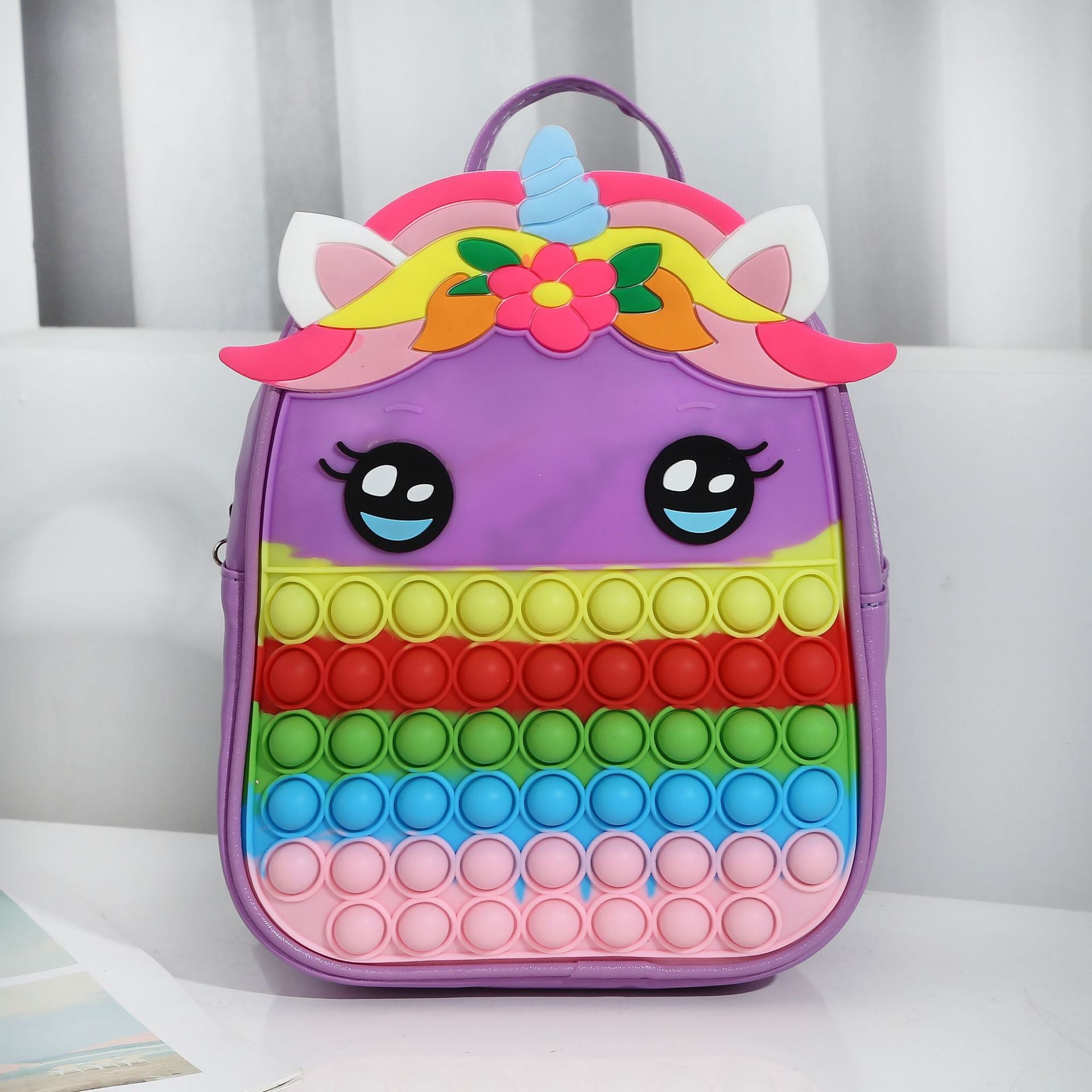 Niños al por mayor Capacidad de silicona dibujos animados bolsos escolares lindo