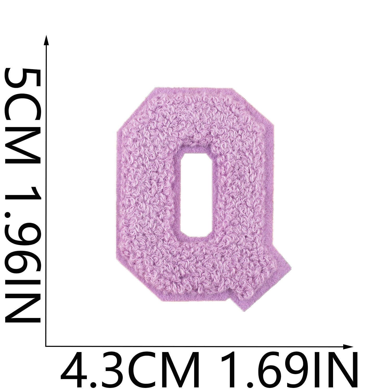 Wholesale Embroidered fabric patch hat and bag decoration A-Z English letter  DIY Patches