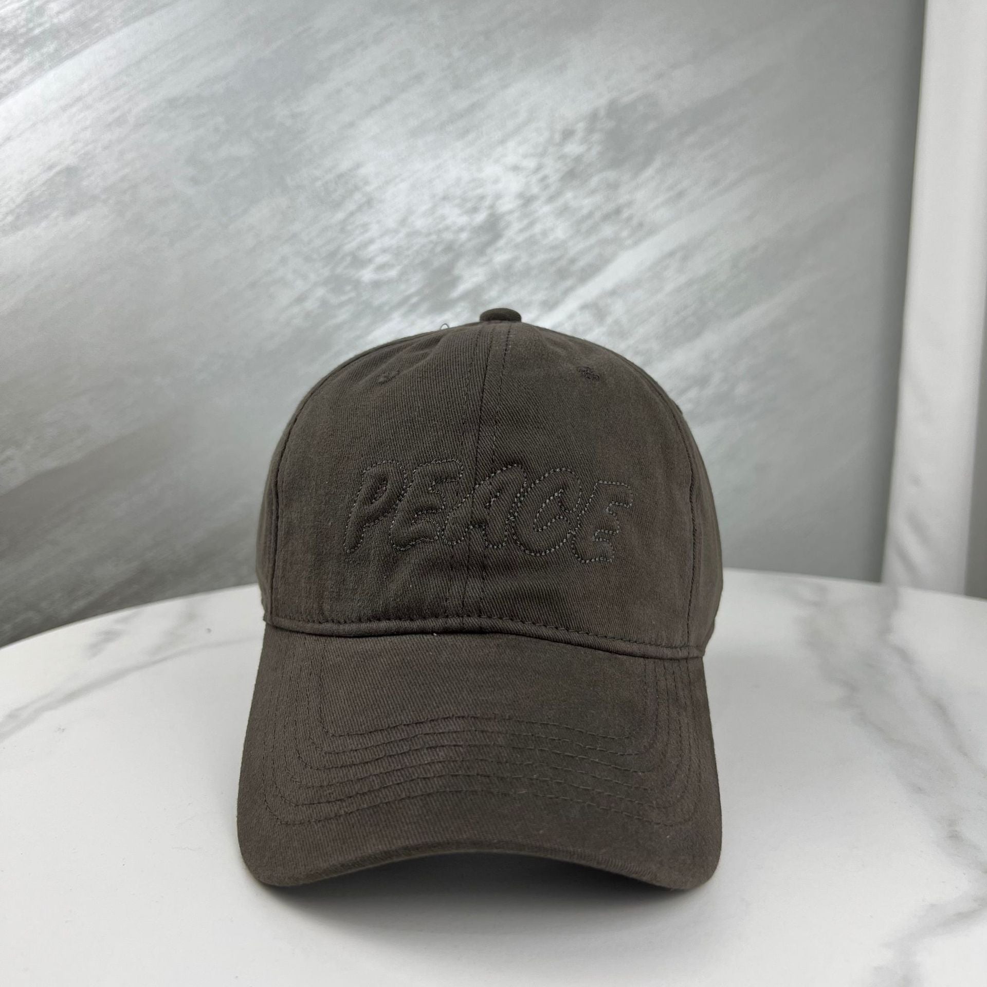 Wholesale Frosted Letter Embroidered Cotton Baseball Caps