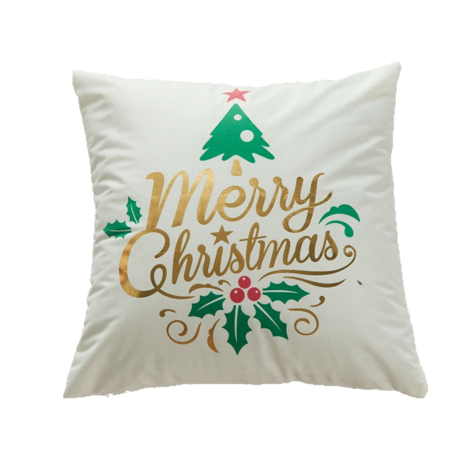 Wholesale Christmas atmosphere gold-stamping festive pillowcase