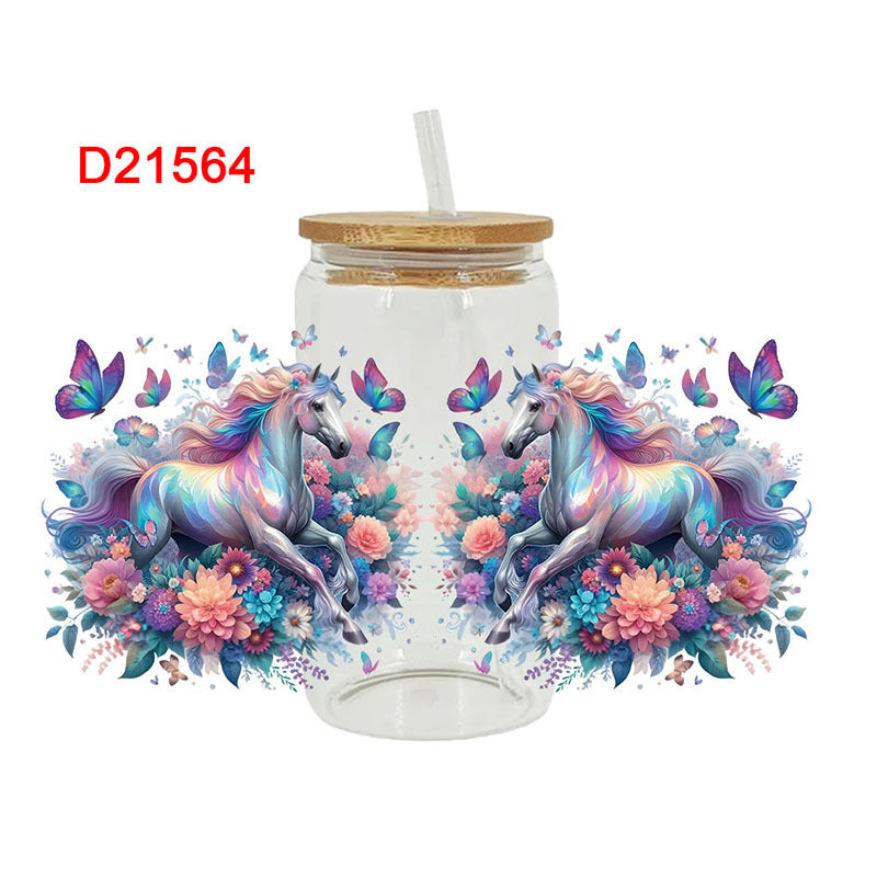 Wholesale UV Transfer Paste Glass Crystal Label Crystal Paste 16OZ UV DTF WRAPS