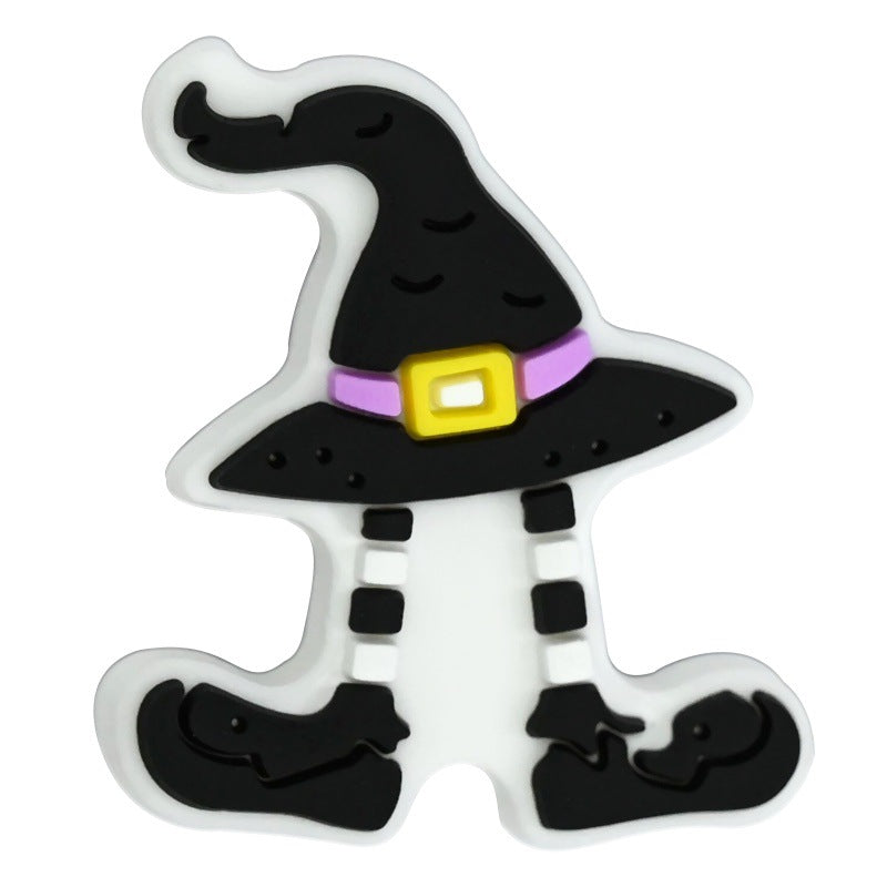 Wholesale Random 100pcs/pack  Cartoon Halloween Series PVC Soft Focal Beads