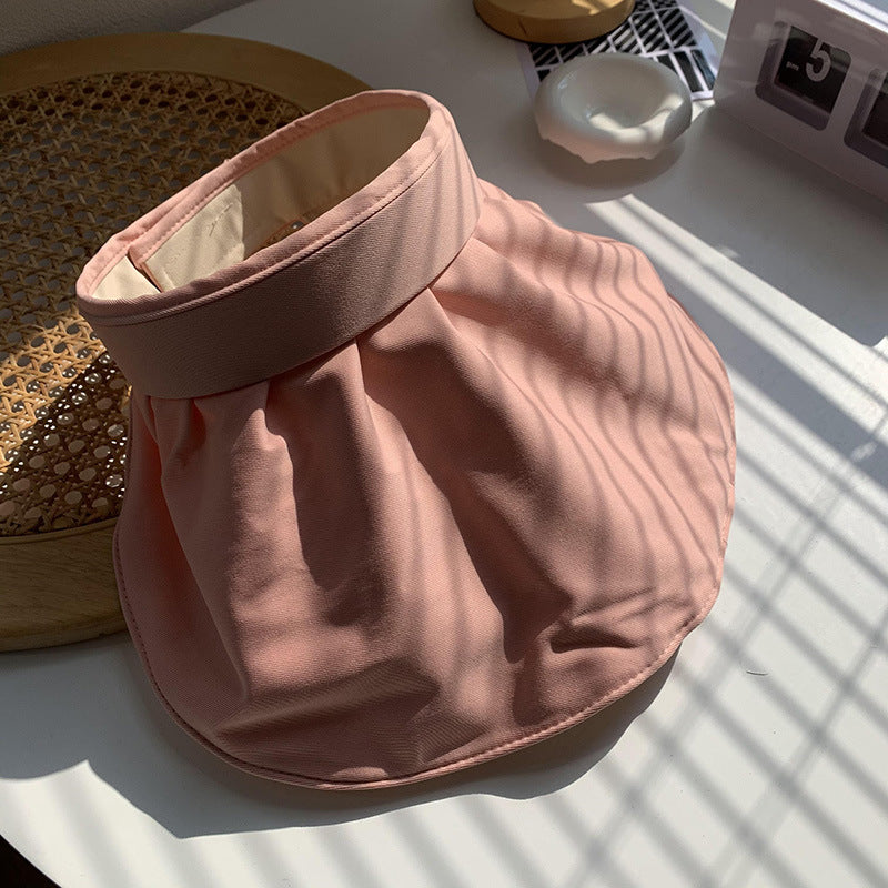 Protección al por mayor de fibra de poliéster UV Summer vacío sombrero de copa vacío