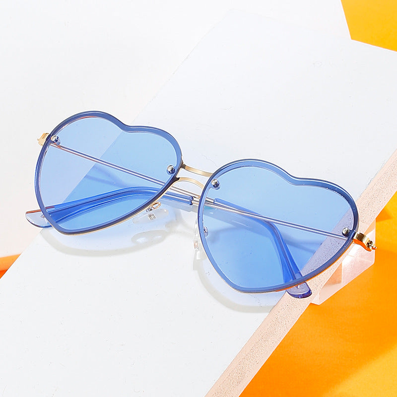 Wholesale frameless sunglasses with  love glasses in stock