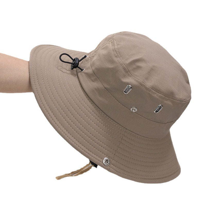 Wholesale Quick-drying Drawstring Western Cowboy Bucket Hat