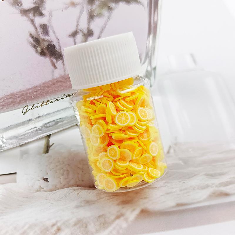 Wholesale Fruit clay slices 20ml small bottle 15g