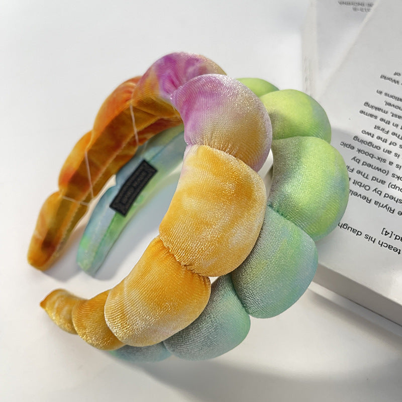 Wholesale Velvet Cloud High Crown Temperament Sponge Headband