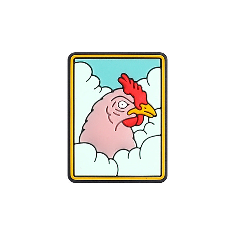 Wholesale 20pcs/pack Tarot silicone beads children' s DIY straight hole beads