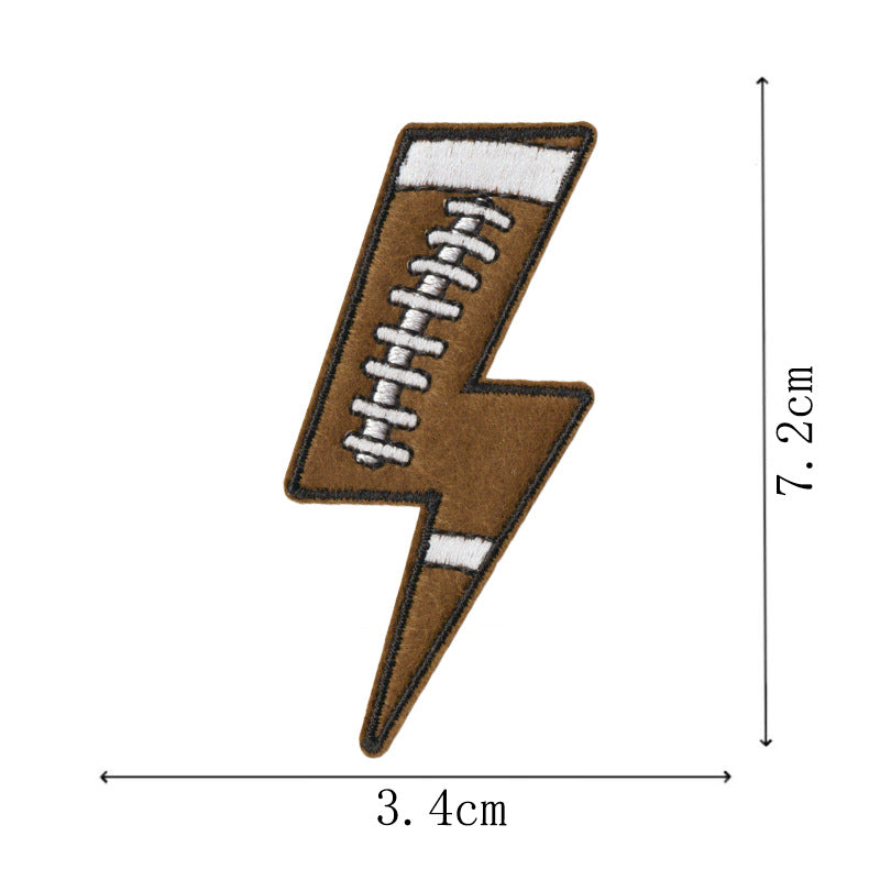 Wholesale Cartoon football embroidery DIY Patches