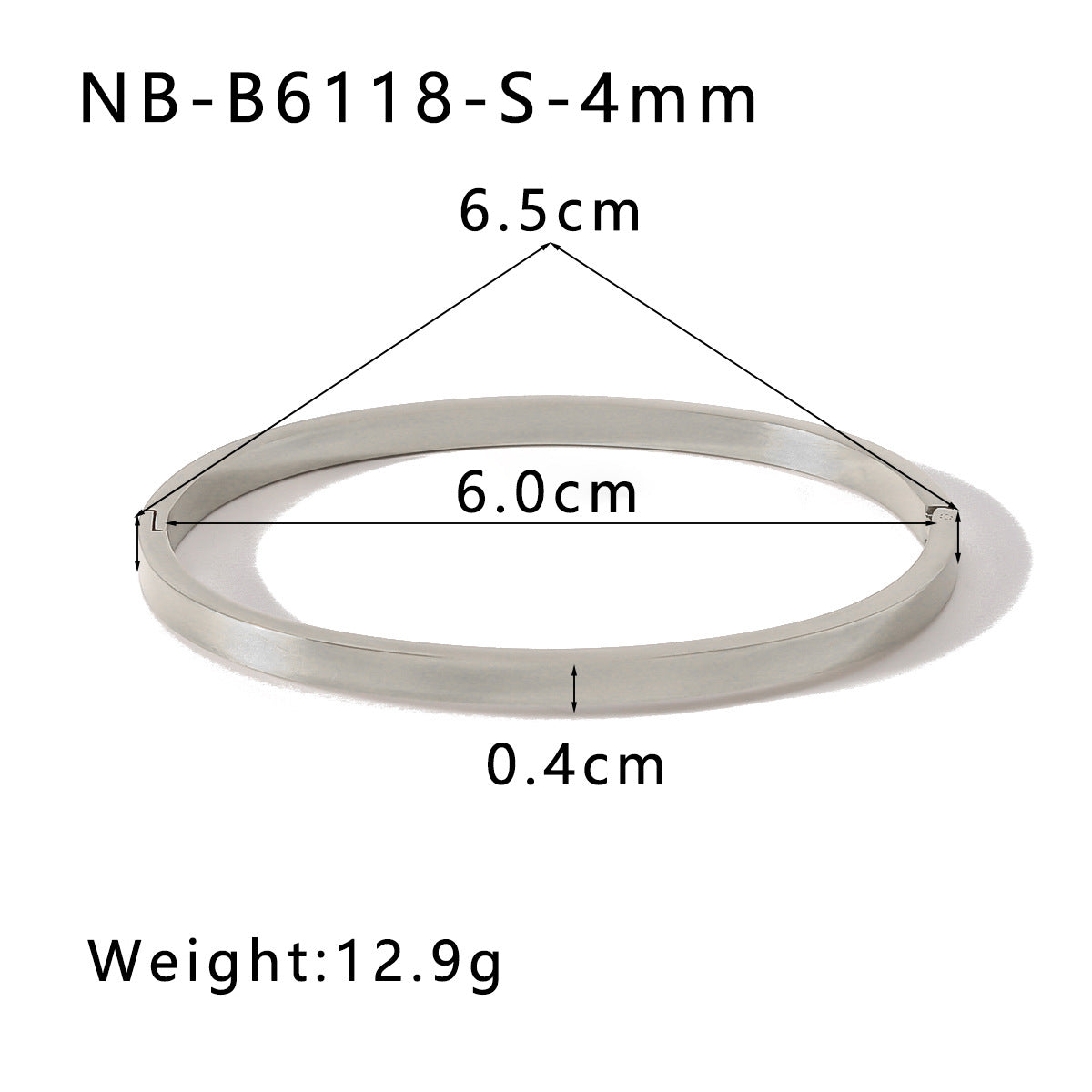 Wholesale Fashion Simple Vacuum Gold-plated Spherical Buckle Hand-polished Simple High-grade Plain Ring Bracelet