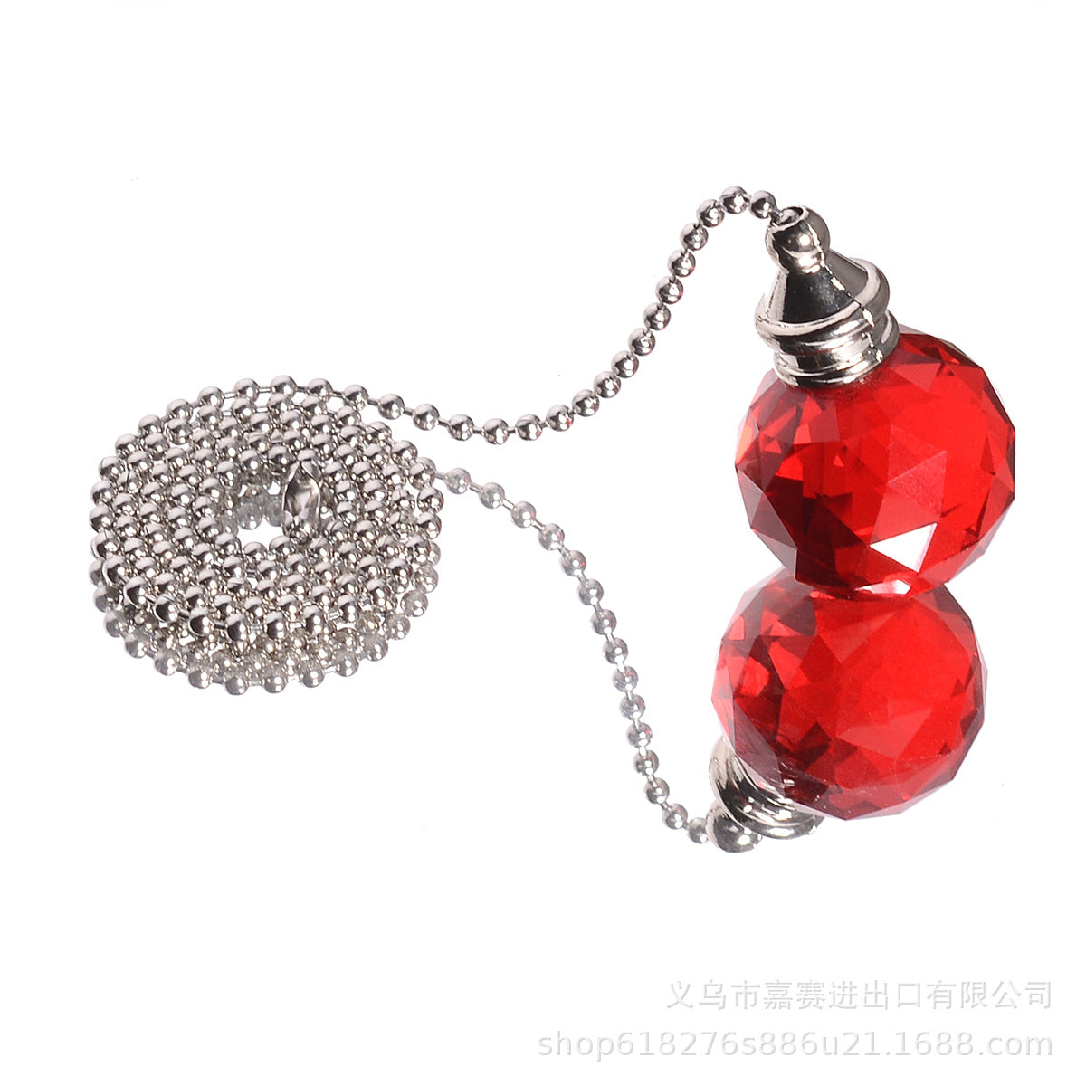 Wholesale Colorful Lighting Ball Bead Chain Crystal Pendant