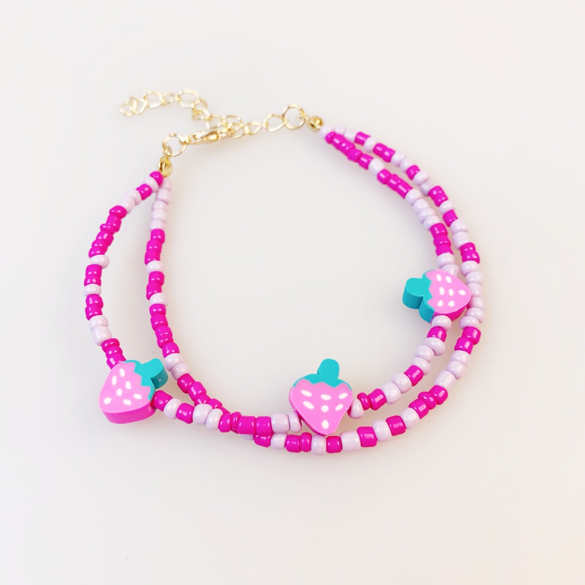 Wholesale Fruit Series Multi layer Beaded Rice Bead Bracelet