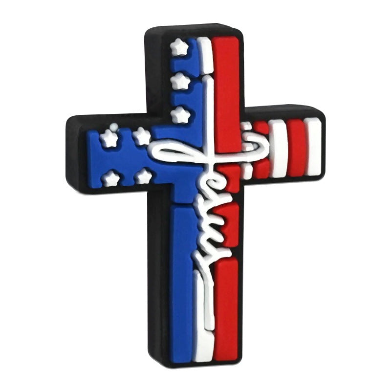 Wholesale Random 100pcs phrase cartoon cross Focal Beads