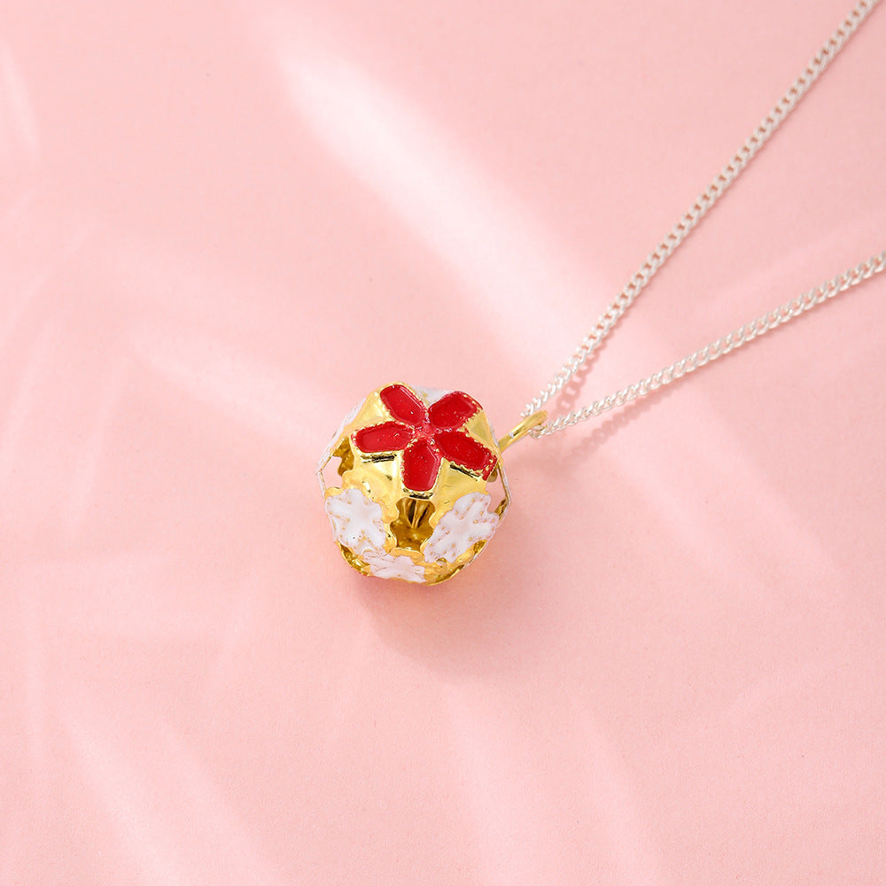 Wholesale 5pcs/pack Colorful Hollow Flower Bell Beads