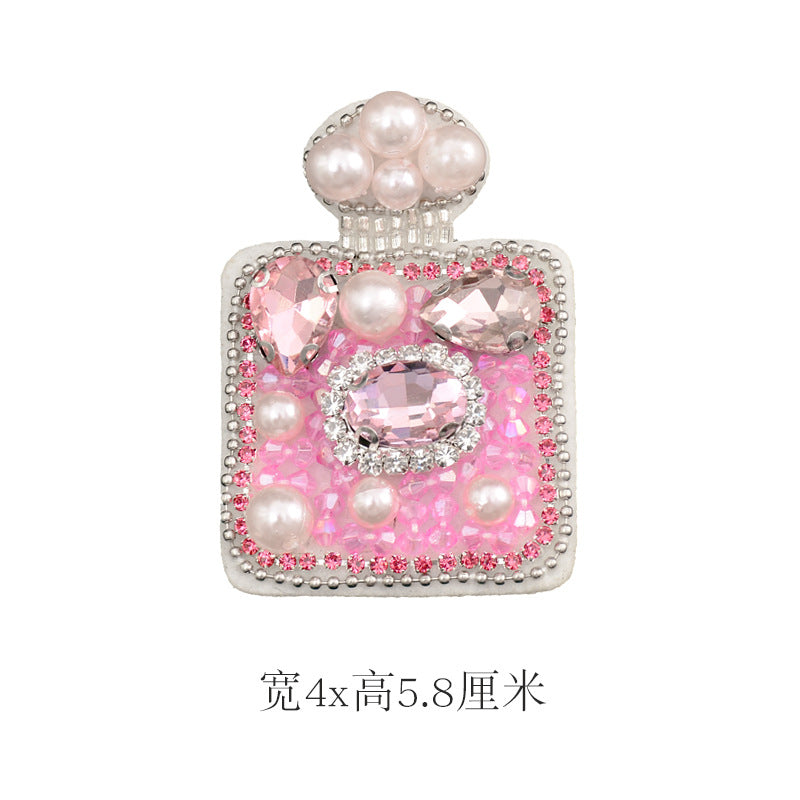 Wholesale DIY Handmade Beaded Cloth Stickers  Flowers Hat Clothes Decoration