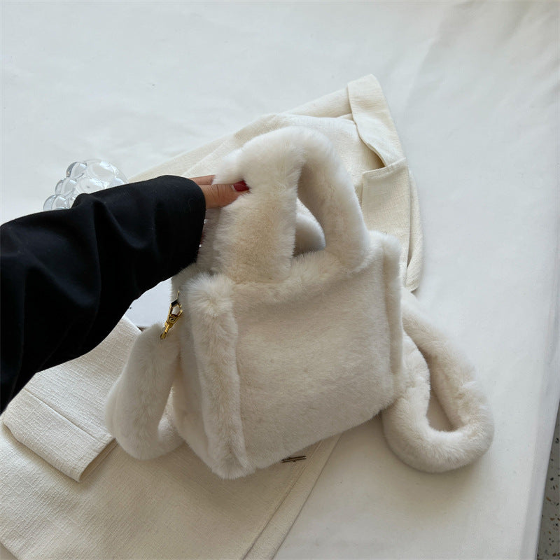 Wholesale Plush Bags Shoulder Crossbody Bags Hand-held Furry Bags