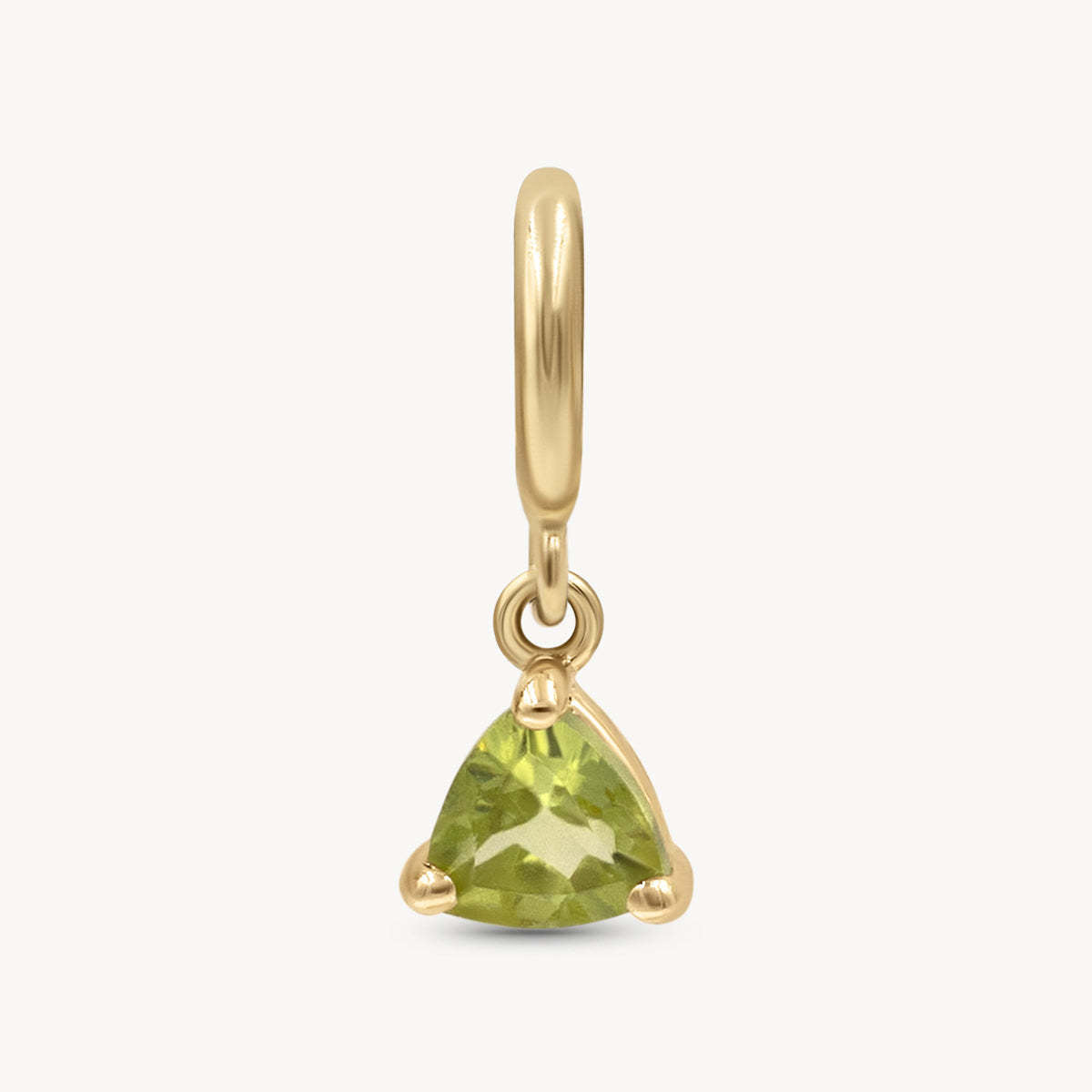 Wholesale Classic Birthstone Pendant 18K Gold Plated Geometric DIY Jewelry Charm Fashion Accessory For Women Gift Boutique Resale