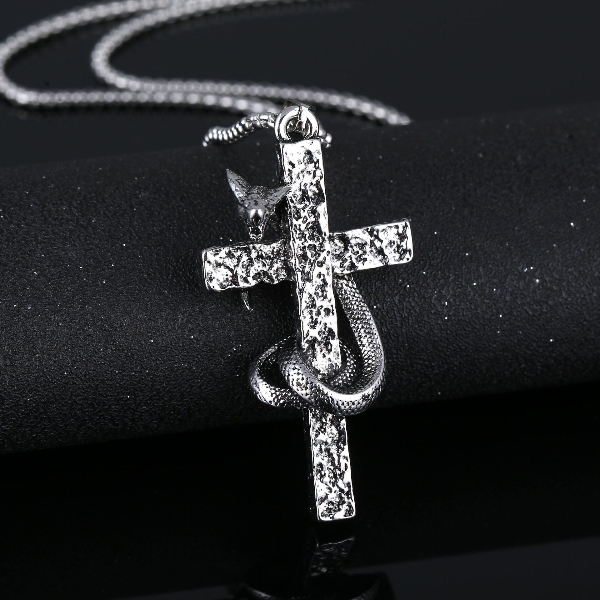 Wholesale  necklace men's Joker cross sweater chain net red new fashion accessories titanium steel necklace
