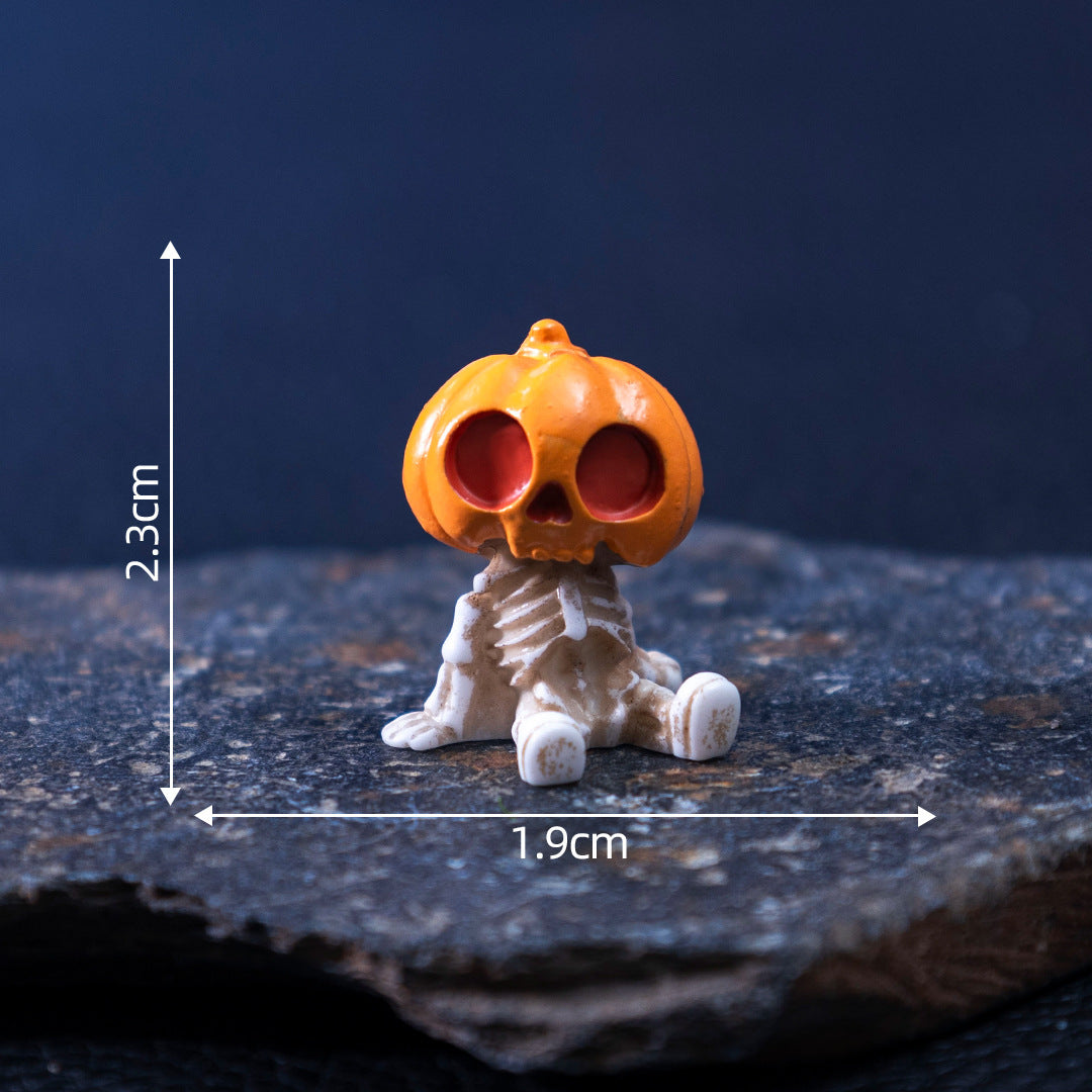 Wholesale 5pcs Candy Pumpkin Skull Doll Decorations