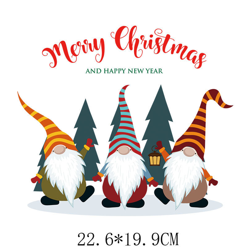 Wholesale Cartoon Santa hat heat transfer pattern   UV DTF Ready to Press Transfers Wraps