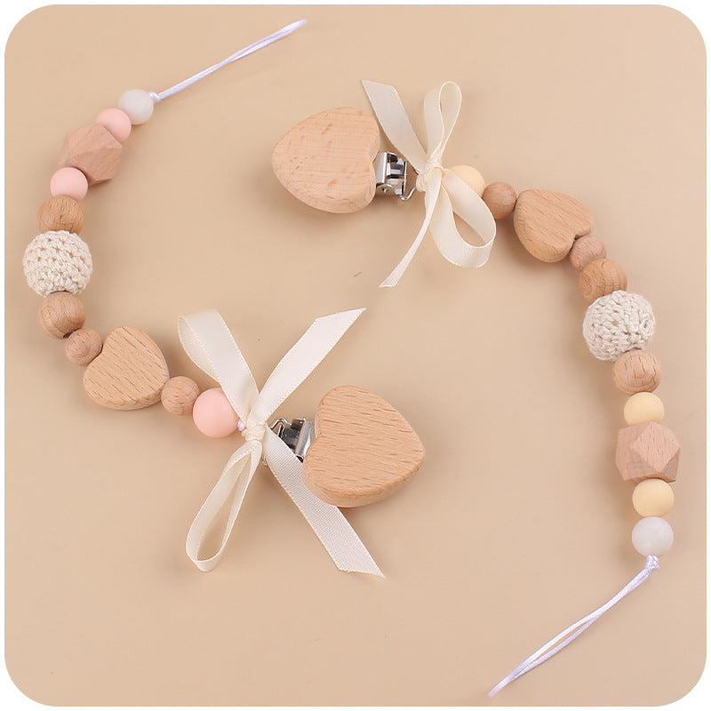 Wholesale Baby Cartoon Handmade Bow Creative DIY Silicone Teether