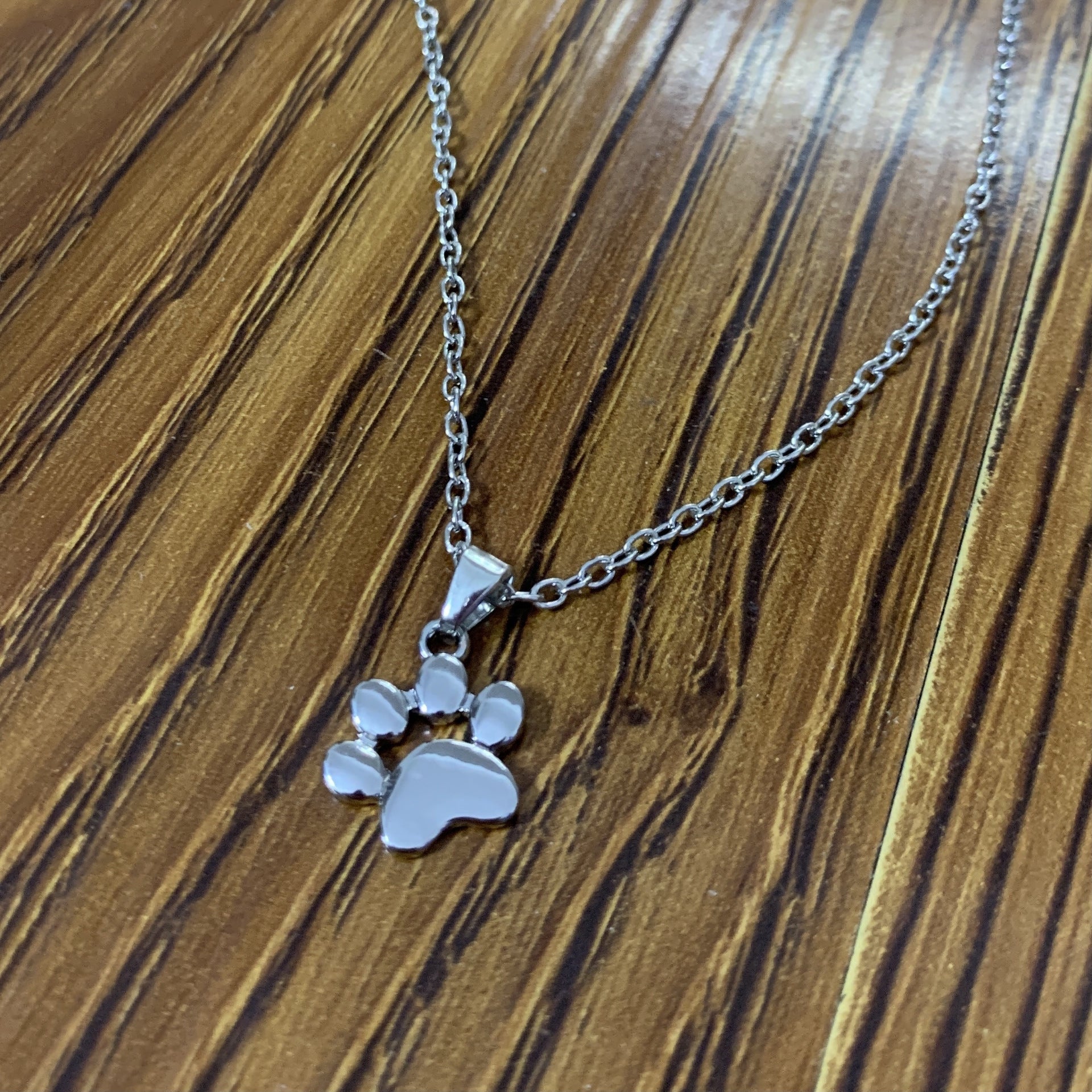 Wholesale Cute Animal Cat Paw Necklace