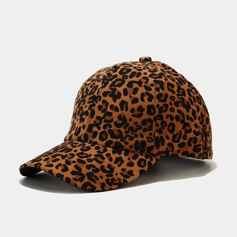 Wholesale Retro Camouflage Leopard Print  Baseball Cap  Peaked Cap Hard Top