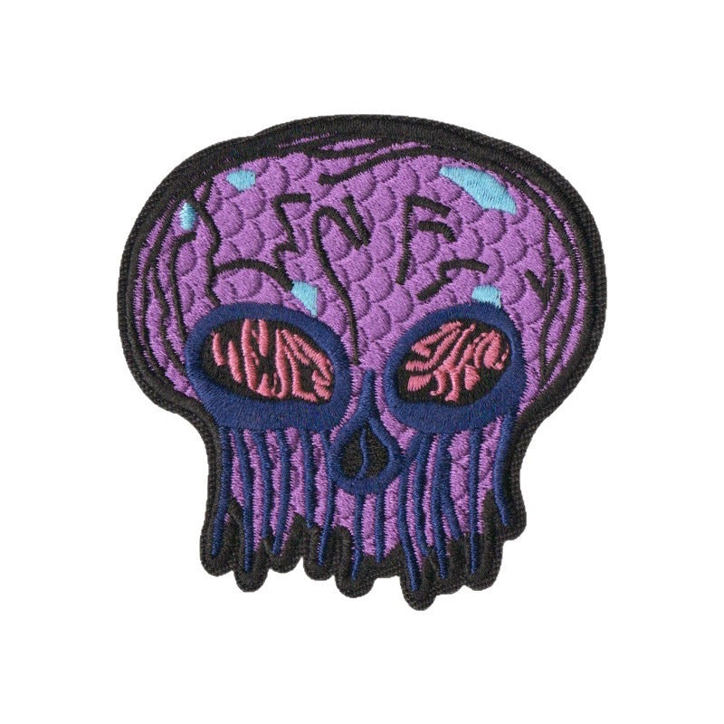 Wholesale 8 Pack Embroidered Iron On Patches Heat Melt Glue Back DIY Fashion Accessory For Bags Towels Outdoor Gear Gift