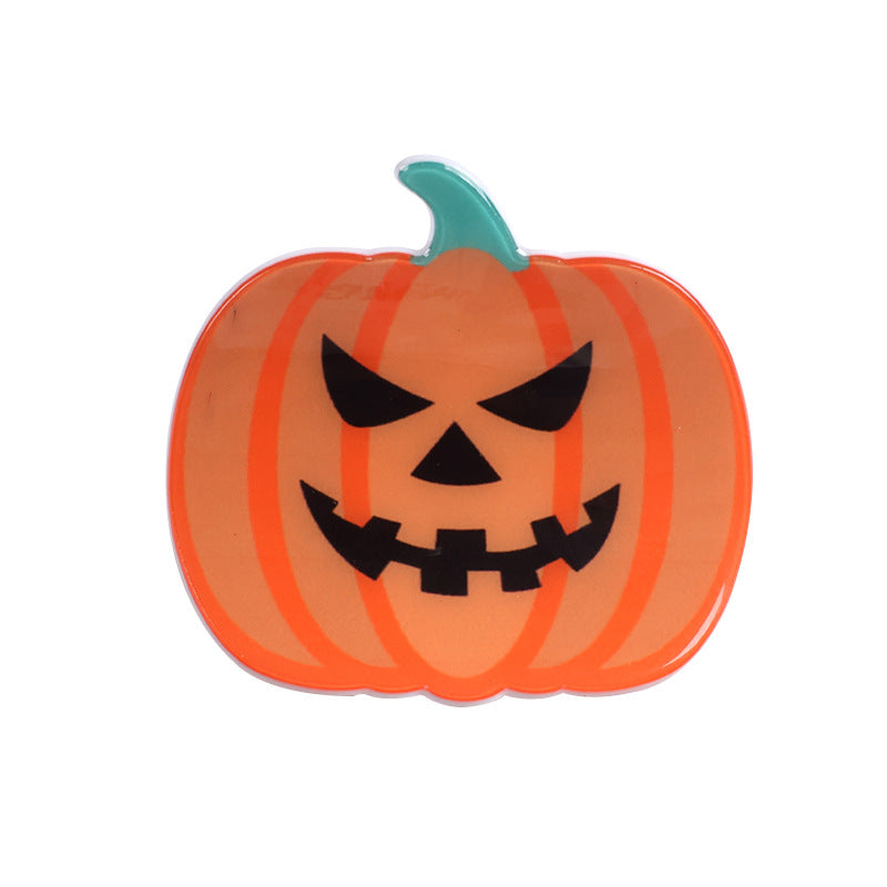 Wholesale Dark Style PVC Pumpkin Ghost Shark Claw Hair Clip  Creative Hair Accessory For Resale