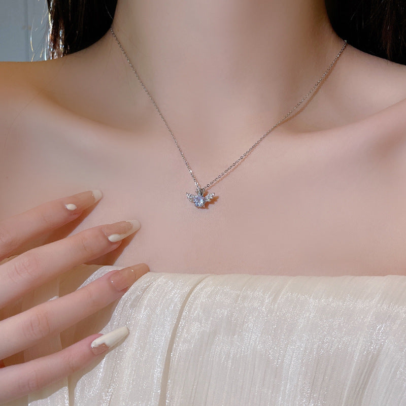Wholesale Light Luxury Wings Temperament Light Luxury Versatile Clavicle Necklaces