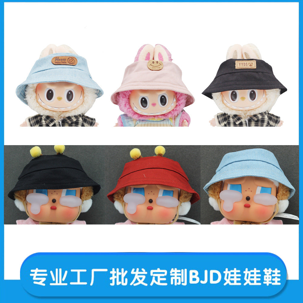 Wholesale 10CM cotton doll fisherman hat